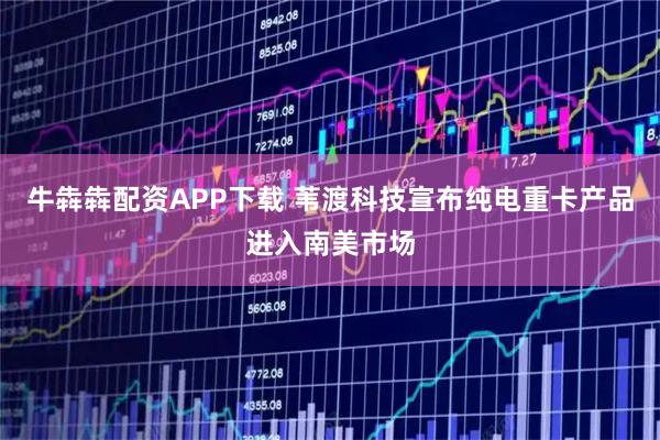牛犇犇配资APP下载 苇渡科技宣布纯电重卡产品进入南美市场