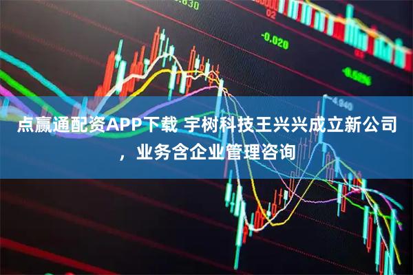 点赢通配资APP下载 宇树科技王兴兴成立新公司，业务含企业管理咨询